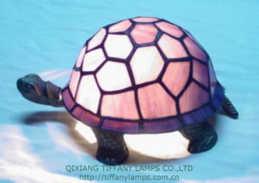 Tiffany Color-Changing Turtle Lamp